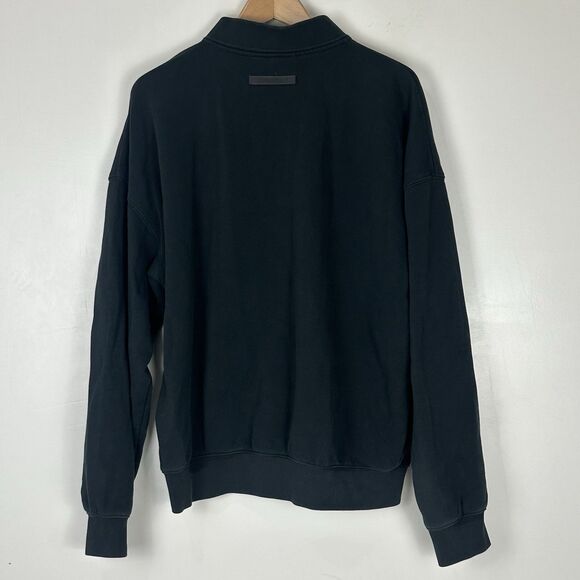 Fear Of God Essentials Polo Long Sleeve Mens Size Small  Oversized Boxy Fit - Picture 6 of 11